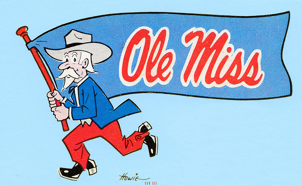 80s Ole Miss Art by Howie Print