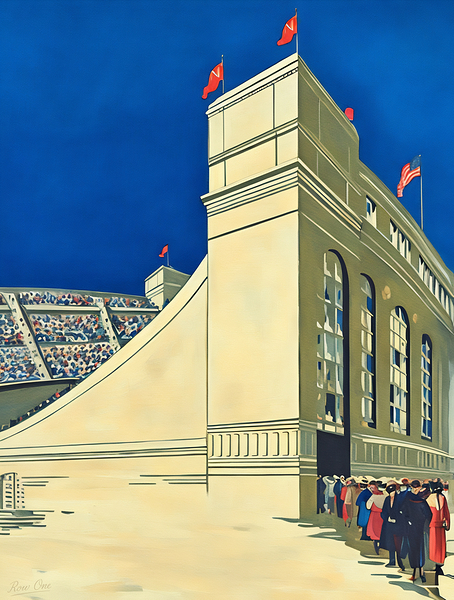 1920s Nebraska Memorial Stadium Art Print