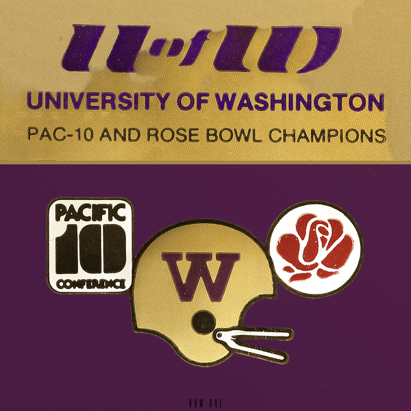 1982 Washington Huskies Football Ticket Art Print