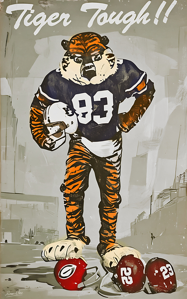 1984 Tiger Tough Print