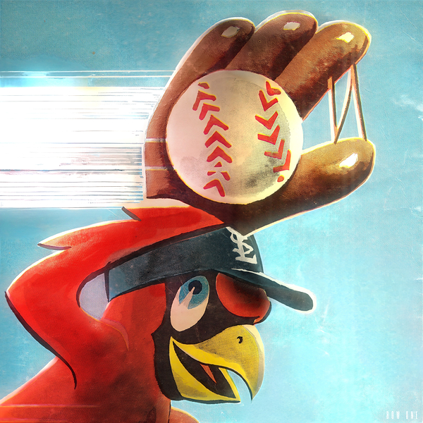 1960 St. Louis Cardinals Art Remix II Print