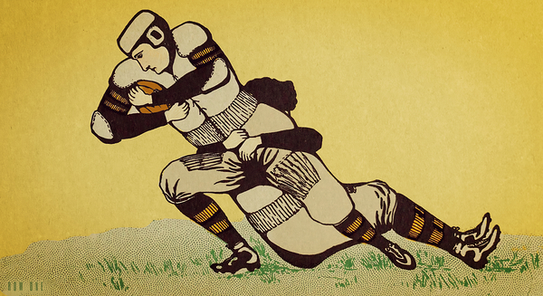 Early 1900s Purdue Boilermakers Football Art  Print