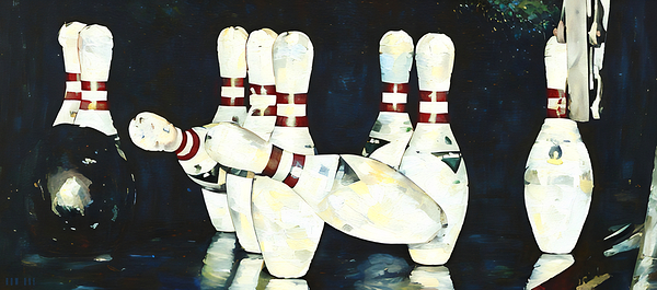 1970s Bowling Art Print