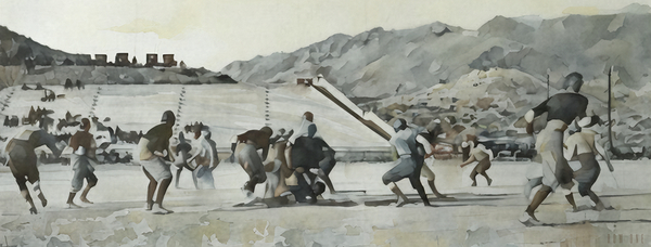 Early 1900s UTEP Football Game Art Print