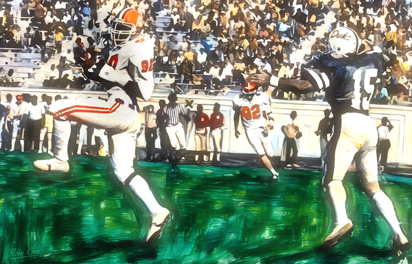 1981 Clemson Interception Print