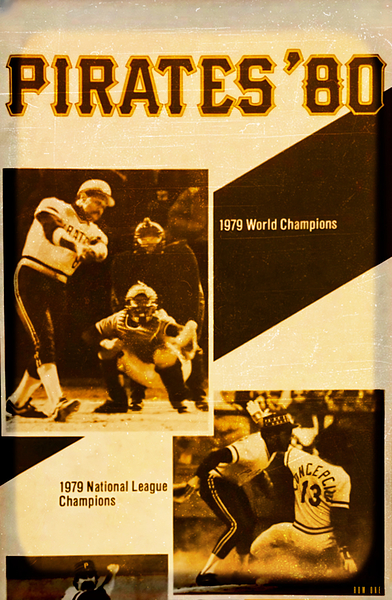 1980 Pittsburgh Pirates Viewfinder Slide Art  Print
