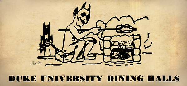 Duke University Dining Halls Print