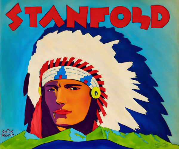 1932 Stanford Indians Art Print