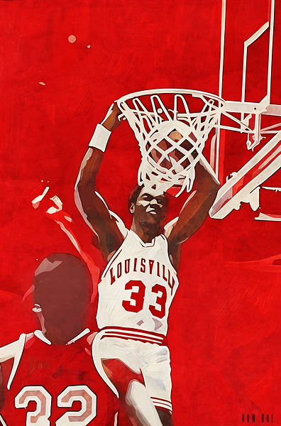 1980 Louisville Dunk Print