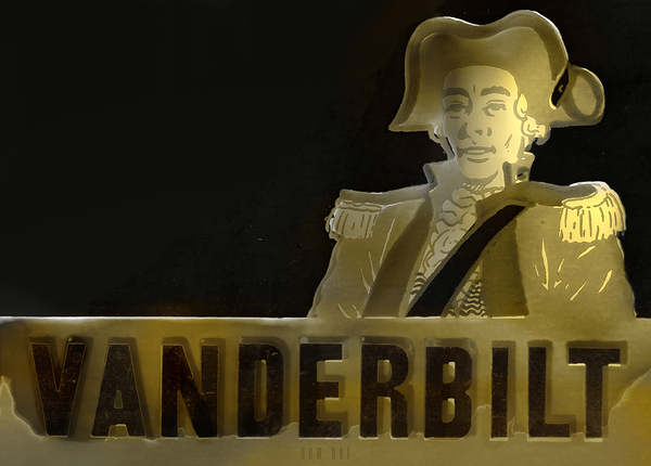 Vintage 1950s Vanderbilt Commodore Art by Row One Brand