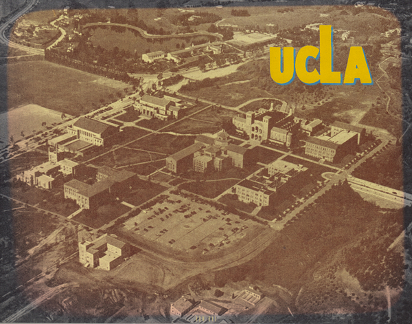 1940s University of California at Los Angeles Campus Art Print