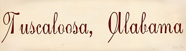 1906 Tuscaloosa Alabama Print