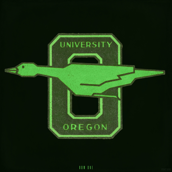 Vintage Oregon Duck Art Remix  Print