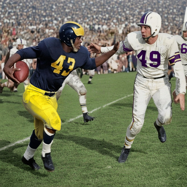 Michigan Wolverines Football Star Jim Pace | Row One Brand Print