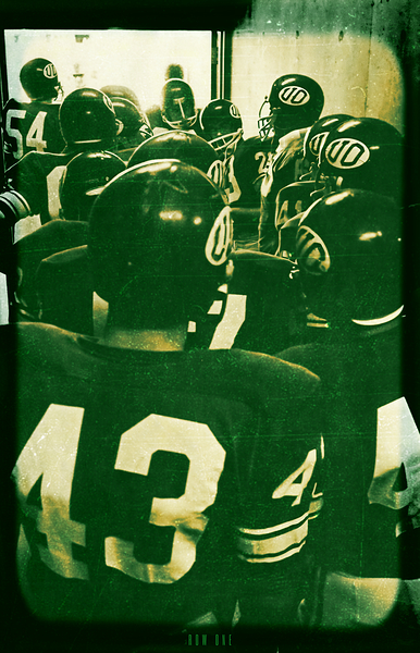 1968 Oregon Ducks Football Viewfinder Print