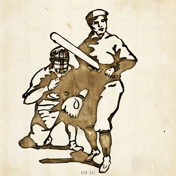 early 1900s baseball art Print