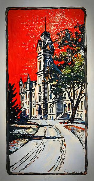 Early 1900s Ohio State University Campus Art Print