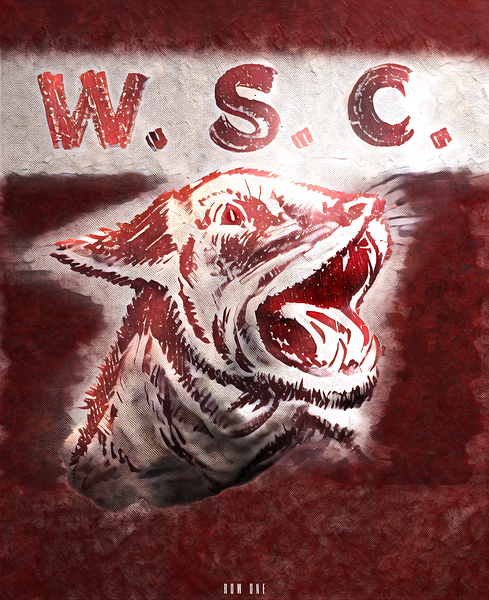 washington state college cougar remix Print