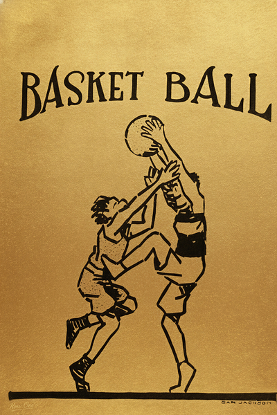 Early 1900s Colorado Basketball Art Print