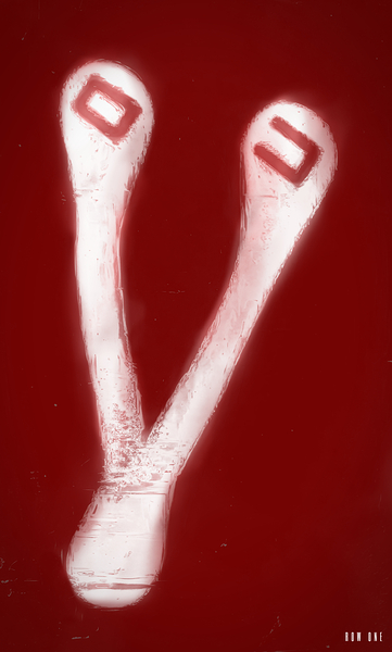 1970s OU Football Wishbone Art  Print