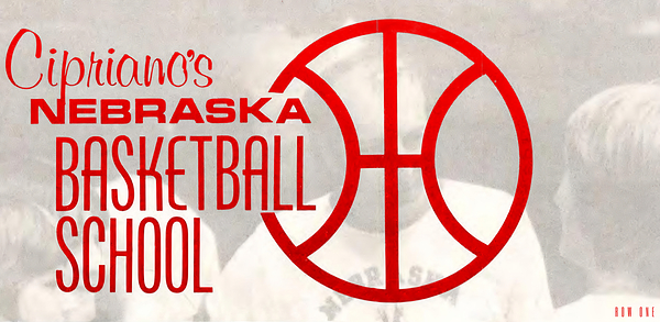 1975 Ciprianos Nebraska Basketball School Print