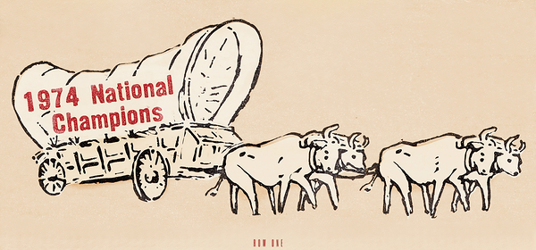 1974 National Champions Print