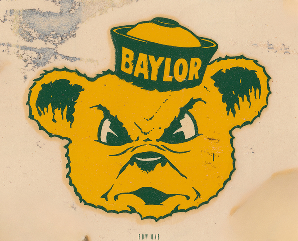 Vintage Baylor Decal Art Print