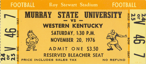 1976 Murray State vs. Western Kentucky Print