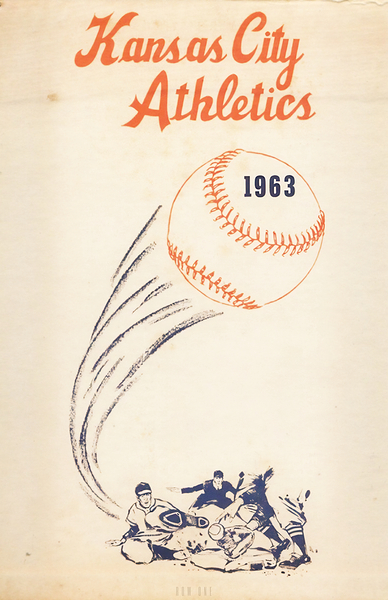 1963 Kansas City Athletics Baseball Art  Print