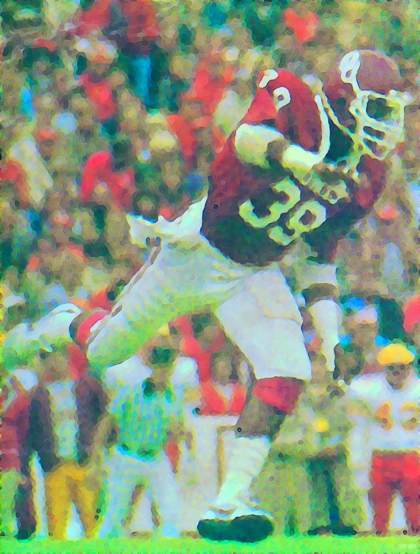 All American Kevin Murphy 39 Defensive End Oklahoma Football Art_OU Sooners Wall Art Print