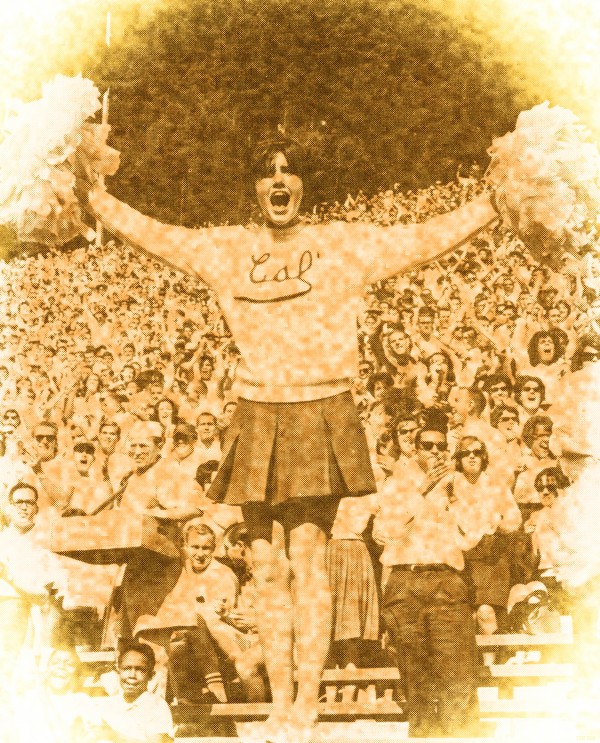 Cal Bear Cheerleader Print