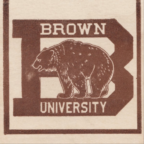 Vintage Brown University Art Print