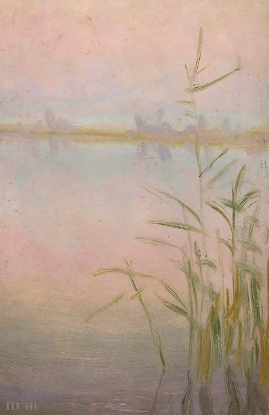 Reeds at the lake 1910  Print