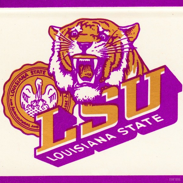 Vintage LSU Art Print