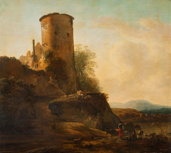 adam pynacker italian landscape art 1600s Print