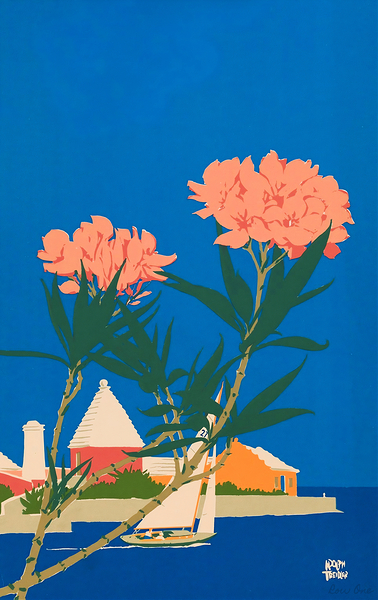 adolph treidler bermuda art Print