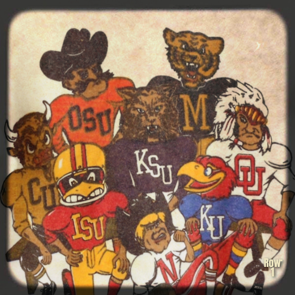 Big 8 Conference Mascots Art Print