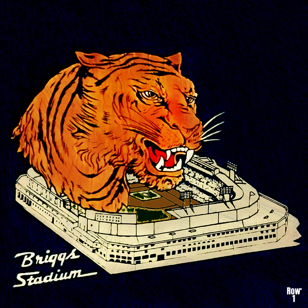 Briggs Stadium Detroit Tiger Art Print