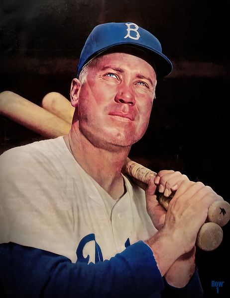 Brooklyn Dodger Duke Snider Print