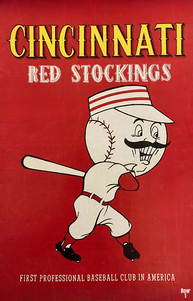 Cincinnati Red Stockings Art Print