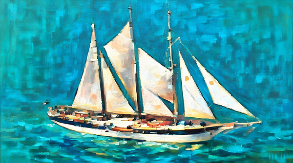 cruise ship art Print