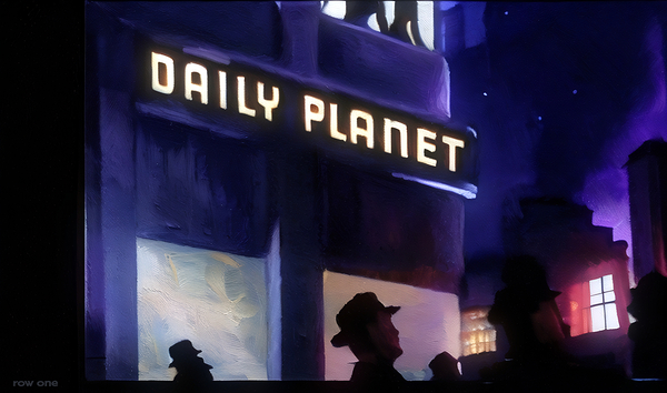 Daily Planet Building  Print