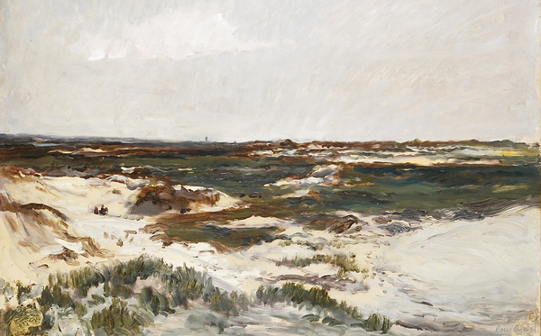 daubigny the dunes at camiers 1871 Print