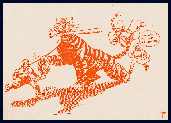 Early 1900s Detroit Tiger Being Led by Manager Jennings Print