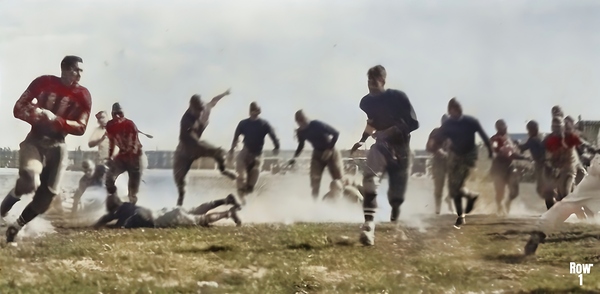 early 1900s new mexico foootball art Print