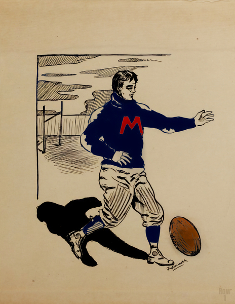 Early 1900s Ole Miss Football Art Print