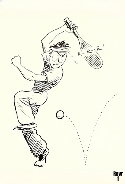 RRR Early 1900s Tennis  Print