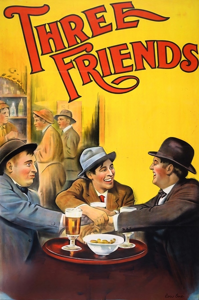 Three Friends Film Art Print