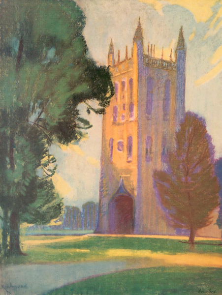 early 1900s university of missouri campus art Print