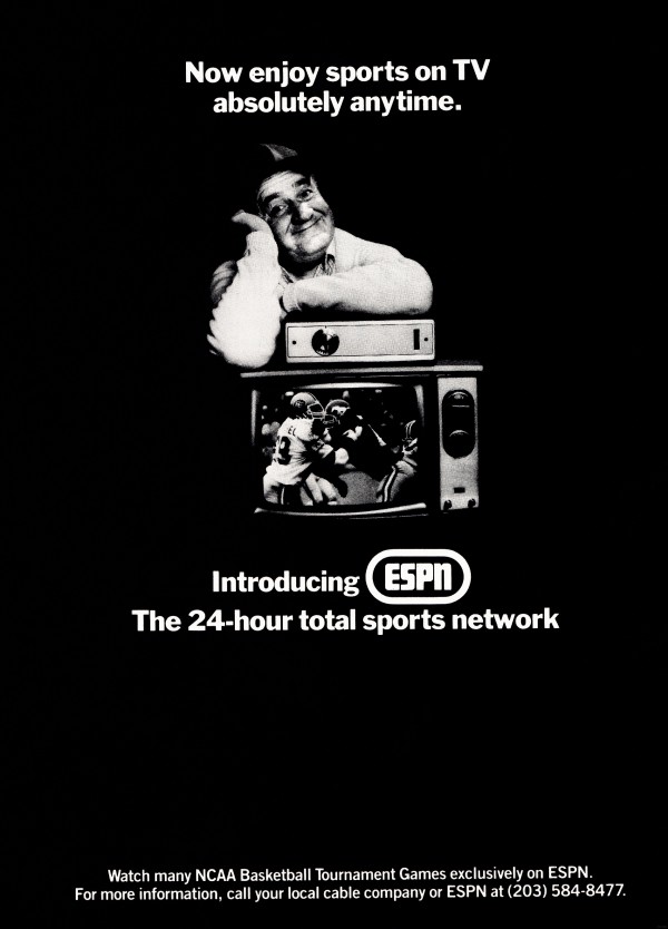 1981 ESPN Retro Ad Poster by Row One Brand